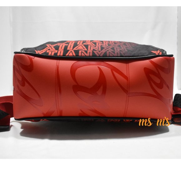 NWT Christian Louboutin Red Black Nylon Backpack - Picture 2 of 11